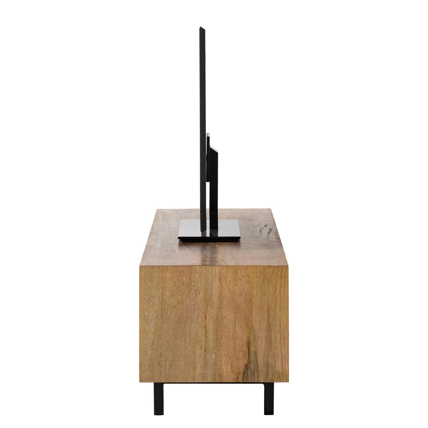 Ars manufacti TV-Lowboard Vina - Mango massiv / Wiener Geflecht - Mango / Schwarz 6 Ars manufacti TV-Lowboard Vina - Mango massiv / Wiener Geflecht - Mango / Schwarz – Bild 4