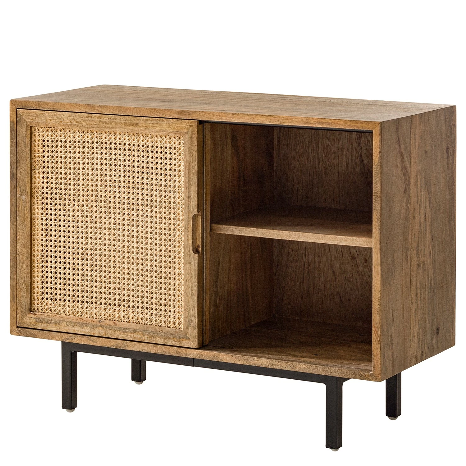 Ars manufacti Kommode Vina II - Mango massiv / Wiener Geflecht - Mango / Schwarz 9 Ars manufacti Kommode Vina II - Mango massiv / Wiener Geflecht - Mango / Schwarz – Bild 7