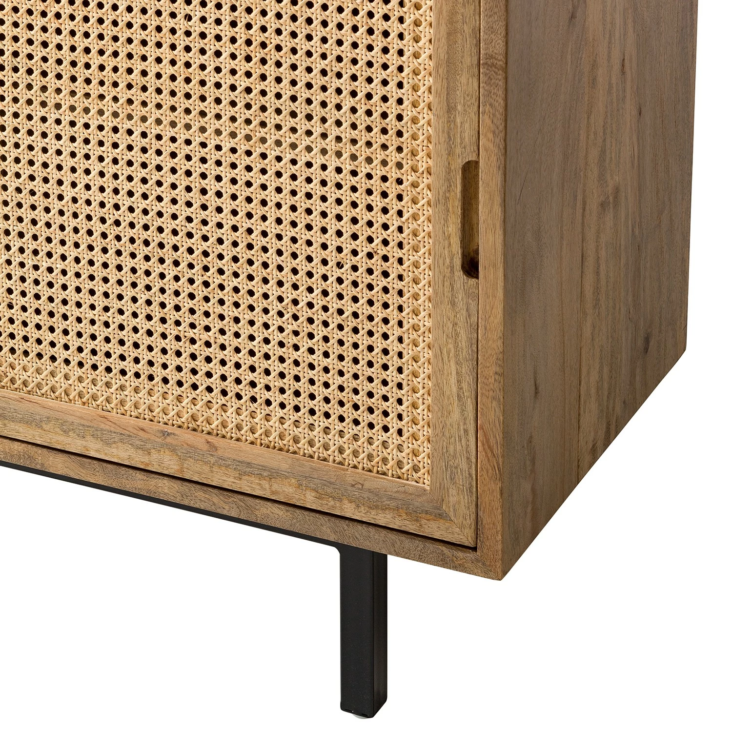 Ars manufacti Kommode Vina II - Mango massiv / Wiener Geflecht - Mango / Schwarz 16 Ars manufacti Kommode Vina II - Mango massiv / Wiener Geflecht - Mango / Schwarz – Bild 14