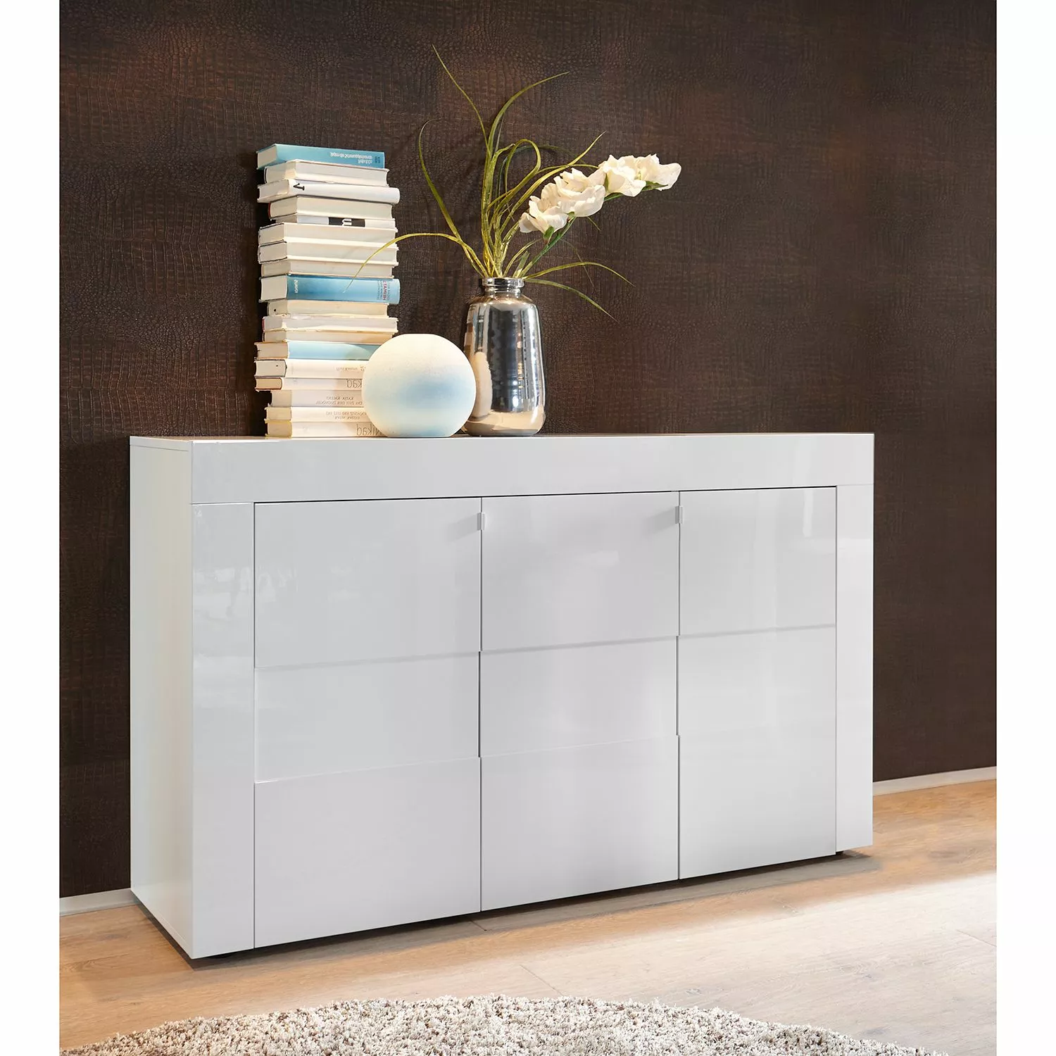 LC Spa Sideboard Easy I - Hochglanz Weiß 4 LC Spa Sideboard Easy I - Hochglanz Weiß – Bild 2