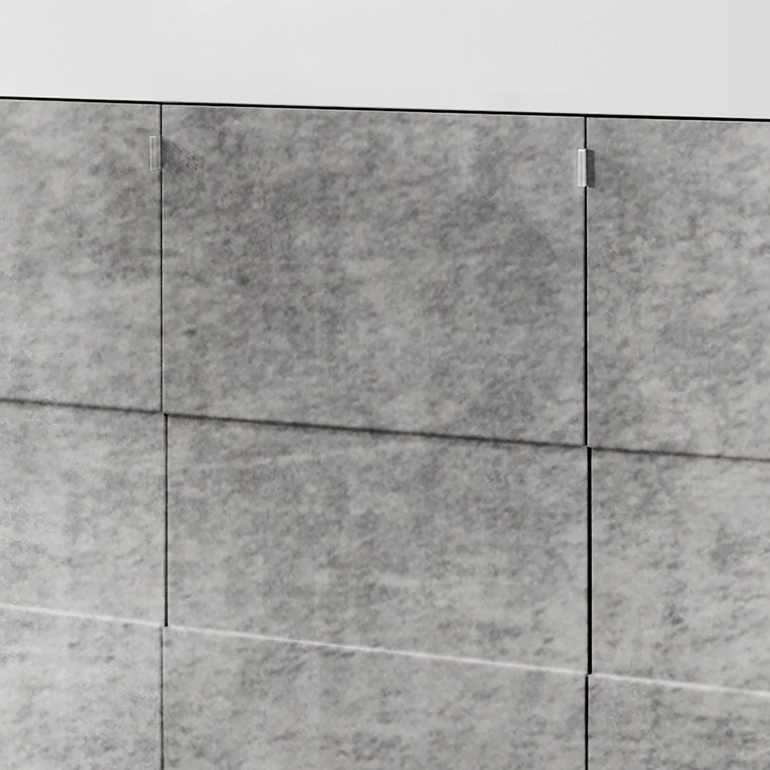 LC Spa Sideboard Easy I - Hochglanz Weiß / Beton Dekor 5 LC Spa Sideboard Easy I - Hochglanz Weiß / Beton Dekor – Bild 3