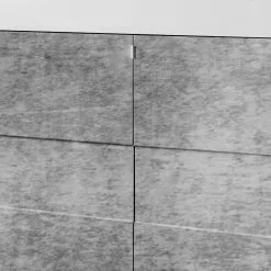 LC Spa Sideboard Easy III - Hochglanz Weiß / Beton Dekor -Büromöbel Verkäufe 1000178268 201029 08543000596 DETAILS P000000001000178268