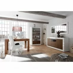 LC Spa Sideboard Urbino I - Nussbaum Dekor / Weiß -Büromöbel Verkäufe 1000178439 201029 08553900612 MOOD DETAILS P000000001000178439 mood