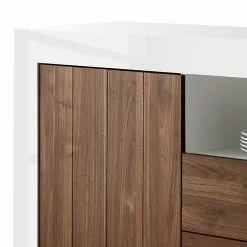 LC Spa Sideboard Urbino I - Nussbaum Dekor / Weiß -Büromöbel Verkäufe 1000178439 201029 08564200614 DETAILS P000000001000178439