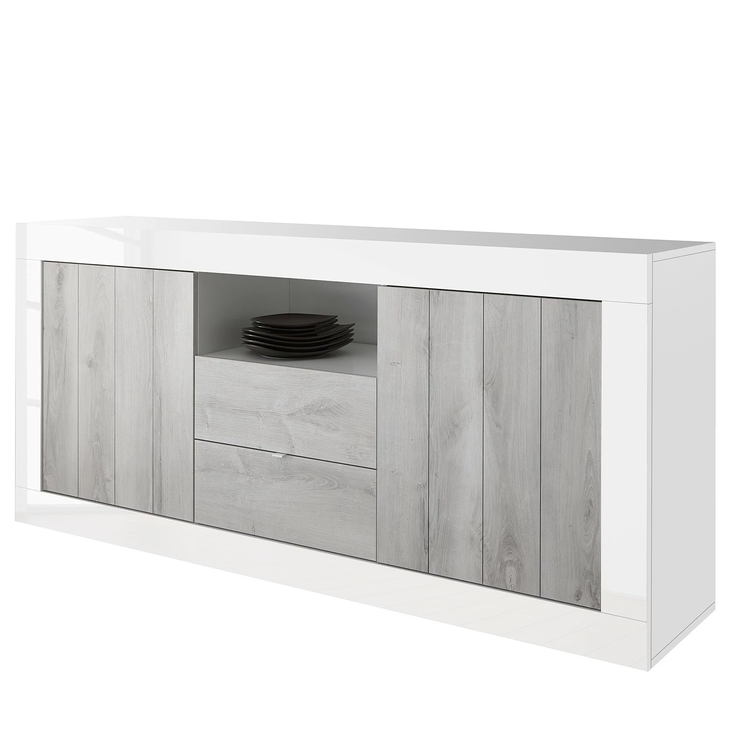 LC Spa Sideboard Urbino I - Hellgrau / Weiß 3 LC Spa Sideboard Urbino I - Hellgrau / Weiß