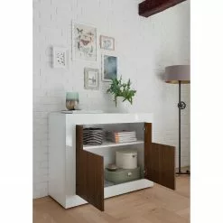 LC Spa Kommode Urbino - Nussbaum Dekor / Weiß -Büromöbel Verkäufe 1000178451 201029 09034000722 MOOD DETAILS P000000001000178451 mood