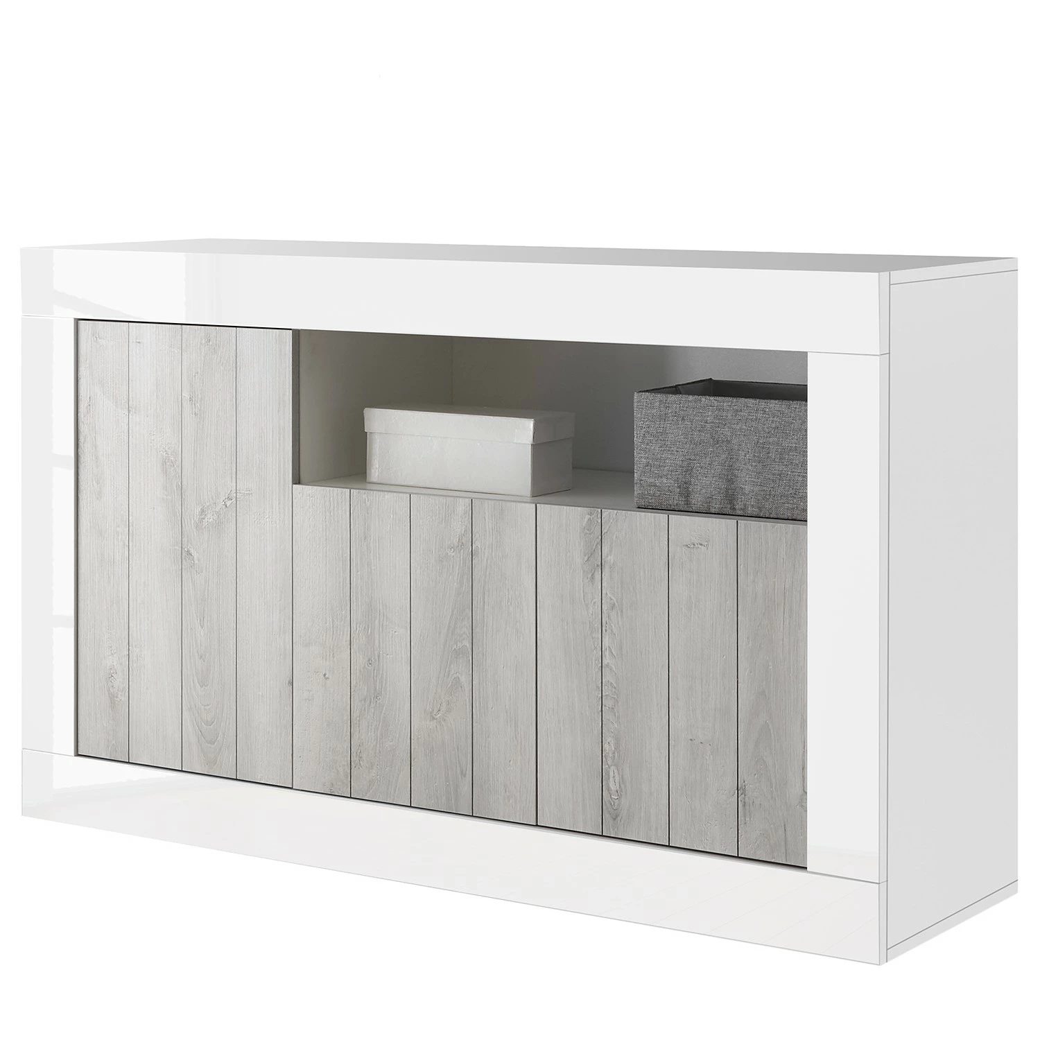 LC Spa Sideboard Urbino II - Hellgrau / Weiß 3 LC Spa Sideboard Urbino II - Hellgrau / Weiß