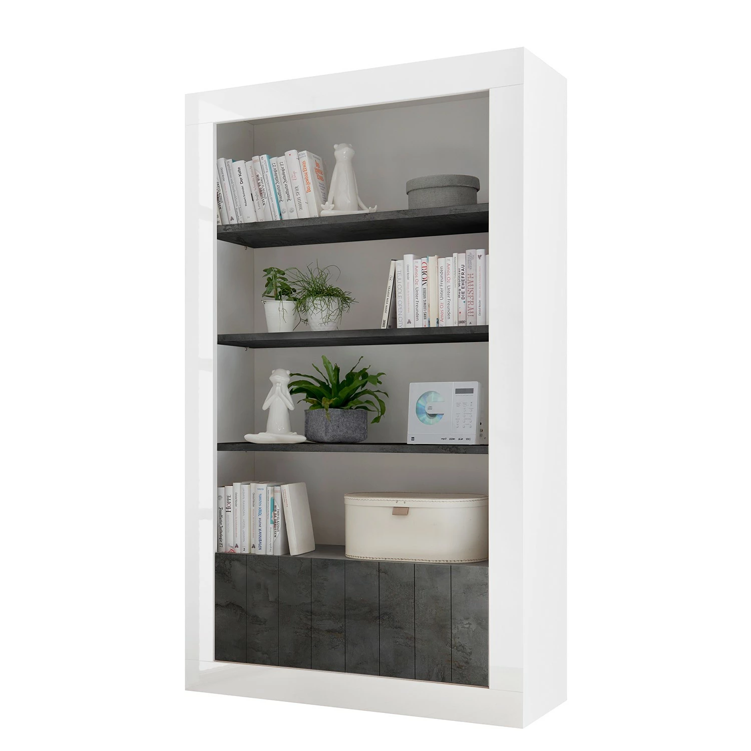 LC Spa Regal Urbino - Dunkelgrau / Weiß 3 LC Spa Regal Urbino - Dunkelgrau / Weiß