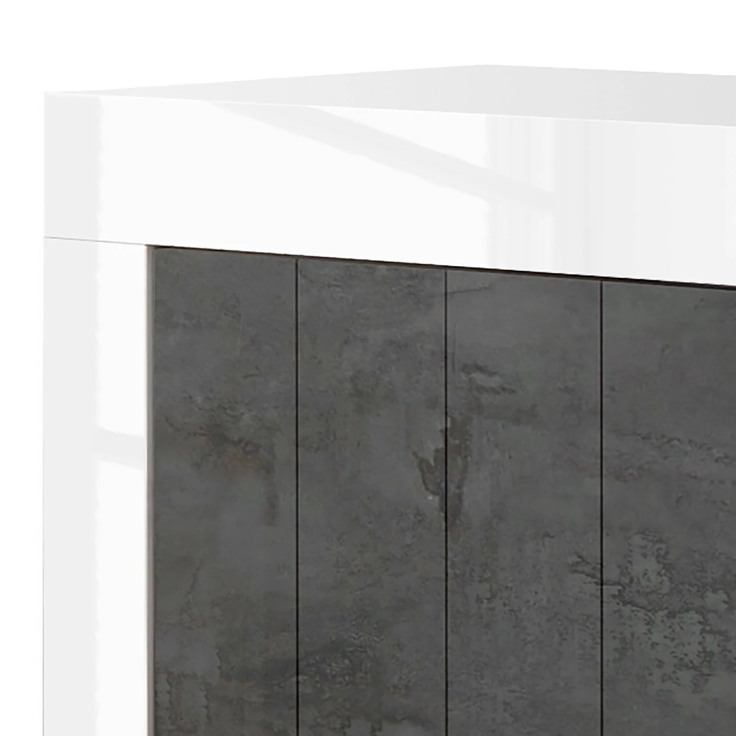 LC Spa Sideboard Urbino I - Dunkelgrau / Weiß 6 LC Spa Sideboard Urbino I - Dunkelgrau / Weiß – Bild 4