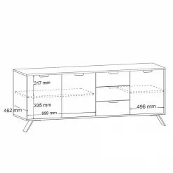 LC Spa Sideboard Palma III - Pero Dekor 10 LC Spa Sideboard Palma III - Pero Dekor -Büromöbel Verkäufe 1000178604 190703 13284700021 SKETCH GALLERYIMAGES P000000001000178604 sketch