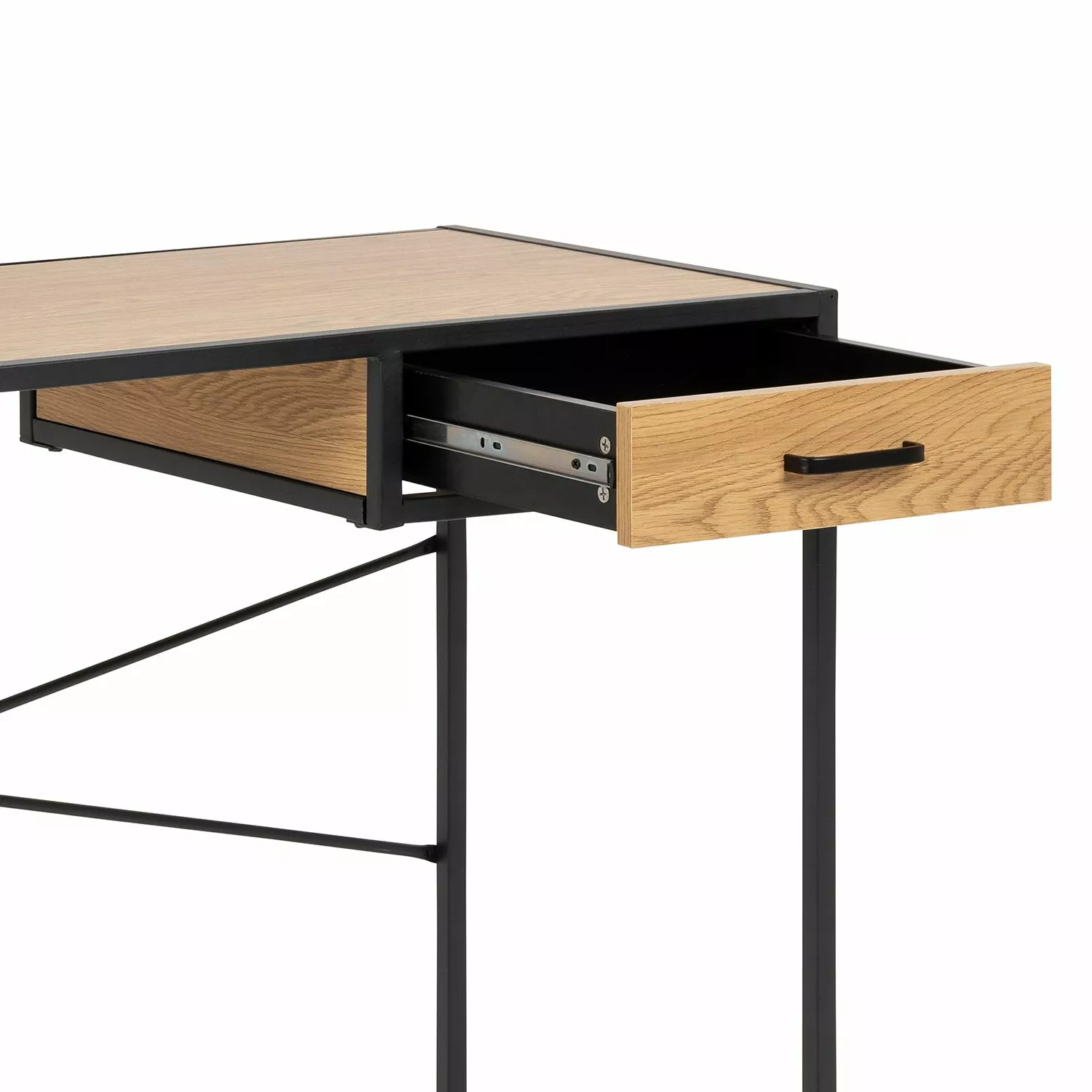 Red Living Schreibtisch Coogee III - Wildeiche Dekor / Schwarz 9 Red Living Schreibtisch Coogee III - Wildeiche Dekor / Schwarz – Bild 7