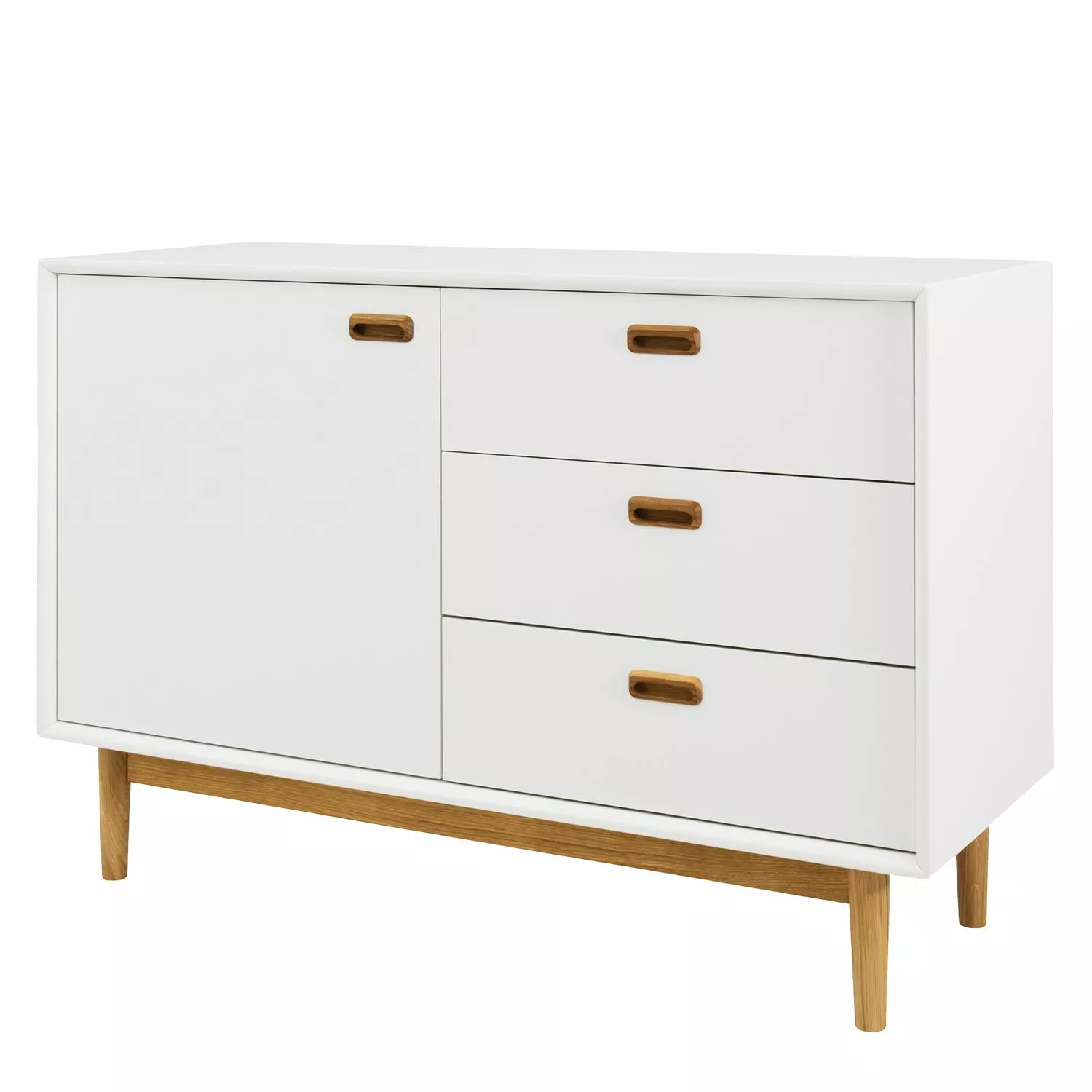 Tenzo Sideboard Svea I - Weiß / Eiche Dekor 3 Tenzo Sideboard Svea I - Weiß / Eiche Dekor