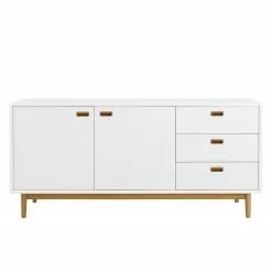 Tenzo Sideboard Svea II - Weiß / Eiche Dekor -Büromöbel Verkäufe 1000179426 210728 10150400045 DETAILS P000000001000179426