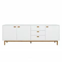Tenzo Sideboard Svea III - Weiß / Eiche Dekor -Büromöbel Verkäufe 1000179429 190724 06293600229 DETAILS P000000001000179429