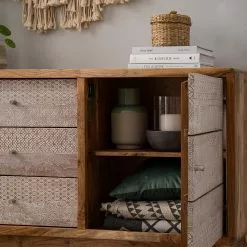 Ars manufacti Sideboard Buuda - Akazie massiv - Ecru / Akazie -Büromöbel Verkäufe 1000182064 200227 06193200031 MOOD DETAILS P000000001000182064 mood