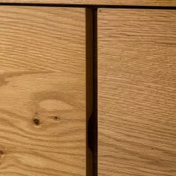 Ars Natura Sideboard Nozza I - Echtholzfurnier - Eiche / Schwarz -Büromöbel Verkäufe 1000182824 200214 14501900043 DETAILS P000000001000182824