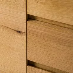 Ars Natura Sideboard Nozza I - Echtholzfurnier - Eiche / Schwarz -Büromöbel Verkäufe 1000182824 200214 14501900044 DETAILS P000000001000182824