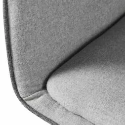 Fredriks Bürodrehstuhl Skabu - Webstoff / Metall - Chrom - Grau -Büromöbel Verkäufe 1000184188 200207 09400300009 DETAILS P000000001000184188