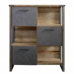 Trendteam Regal Prime II - Altholz Pinie Dekor / Anthrazit