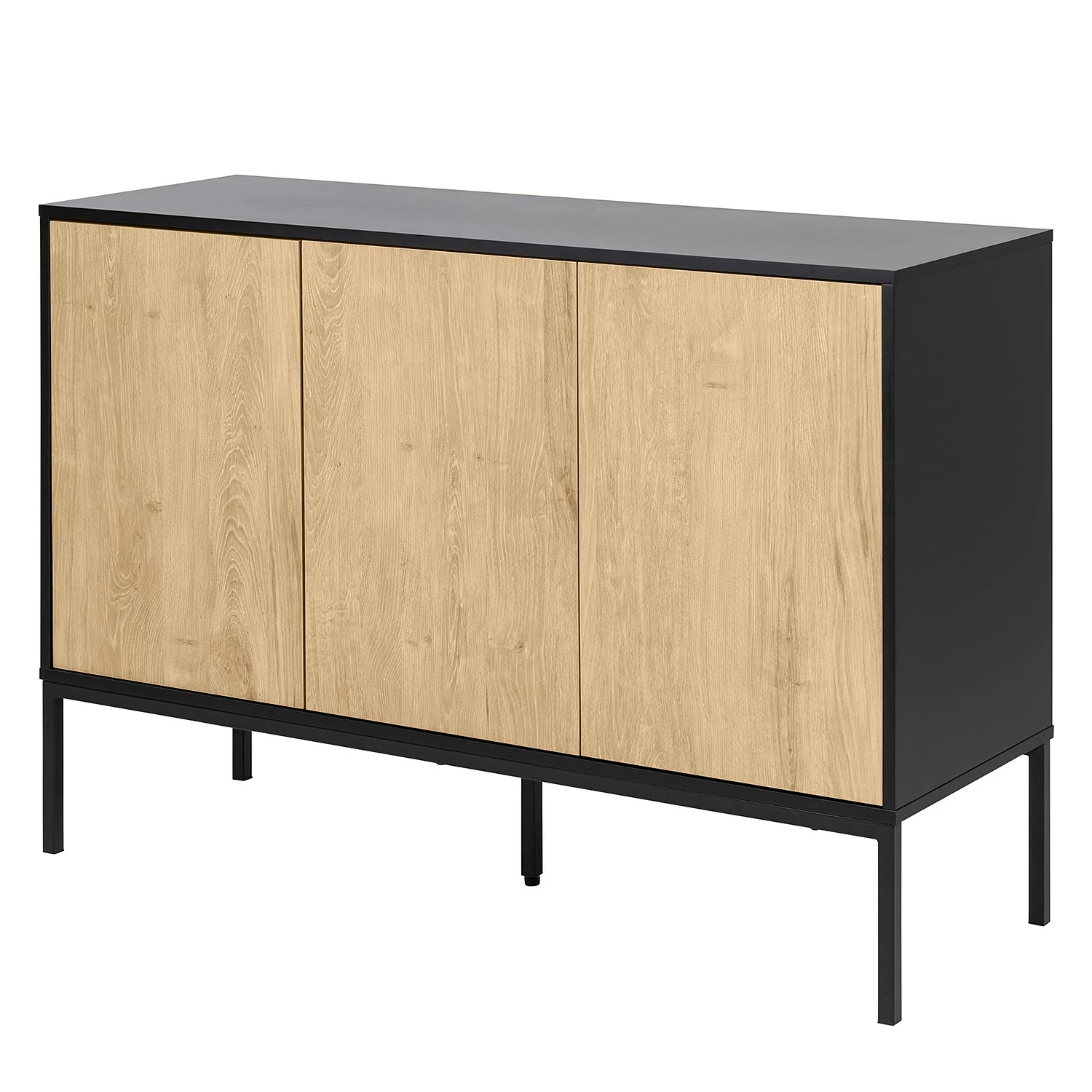 Red Living Sideboard Coogee - Wildeiche Hell Dekor / Schwarz 3 Red Living Sideboard Coogee - Wildeiche Hell Dekor / Schwarz