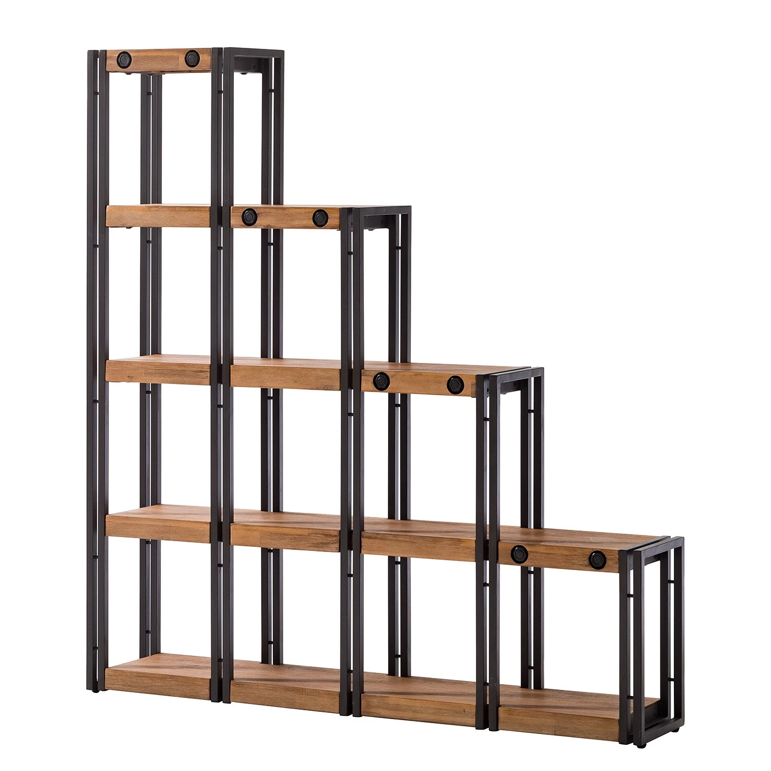 Ars manufacti Stufenregal Manchester - Akazie massiv / Metall - Akazie / Anthrazit 3 Ars manufacti Stufenregal Manchester - Akazie massiv / Metall - Akazie / Anthrazit