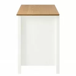 Maison Belfort Schreibtisch Rivery - Kiefer massiv - Weiß -Büromöbel Verkäufe 1000187585 200205 11113400114 DETAILS P000000001000187585