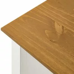 Maison Belfort Schreibtisch Rivery - Kiefer massiv - Weiß -Büromöbel Verkäufe 1000187585 200205 11113500116 DETAILS P000000001000187585