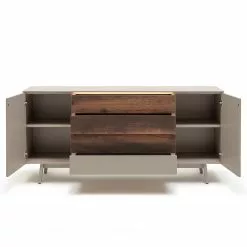 GWINNER Sideboard Misano - Saharagrau / Balkeneiche - Mit Beleuchtung 9 GWINNER Sideboard Misano - Saharagrau / Balkeneiche - Mit Beleuchtung -Büromöbel Verkäufe 1000188657 190926 16594100052 DETAILS P000000001000188657