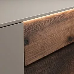 GWINNER Sideboard Misano - Saharagrau / Balkeneiche - Mit Beleuchtung 11 GWINNER Sideboard Misano - Saharagrau / Balkeneiche - Mit Beleuchtung -Büromöbel Verkäufe 1000188657 190926 16594100054 DETAILS P000000001000188657