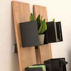 GWINNER Regal Style II - Echtholzfurnier / Metall - Eiche / Anthrazit -Büromöbel Verkäufe 1000188717 190926 06083600007 MOOD DETAILS P000000001000188717 mood