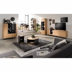 GWINNER Regal Style I - Echtholzfurnier / Metall - Eiche / Anthrazit -Büromöbel Verkäufe 1000188718 190926 06083800011 MOOD DETAILS P000000001000188718 mood