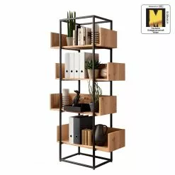 GWINNER Regal Style I - Echtholzfurnier / Metall - Eiche / Anthrazit -Büromöbel Verkäufe 1000188718 191119 12335400005 ICON DETAILS P000000001000188718 icon seal