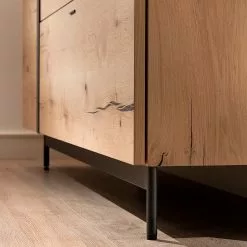 GWINNER Sideboard Style - Echtholzfurnier / Metall - Eiche / Anthrazit 17 GWINNER Sideboard Style - Echtholzfurnier / Metall - Eiche / Anthrazit -Büromöbel Verkäufe 1000188721 190926 06084900029 DETAILS P000000001000188721