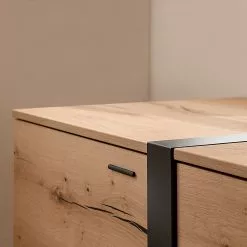 GWINNER Sideboard Style - Echtholzfurnier / Metall - Eiche / Anthrazit 18 GWINNER Sideboard Style - Echtholzfurnier / Metall - Eiche / Anthrazit -Büromöbel Verkäufe 1000188721 190926 06085100030 DETAILS P000000001000188721