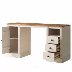 Maison Belfort Schreibtisch Lillehammer - Kiefer massiv - Kiefer Weiß / Kiefer Honig 28 Maison Belfort Schreibtisch Lillehammer - Kiefer massiv - Kiefer Weiß / Kiefer Honig -Büromöbel Verkäufe 1000188926 200218 06185000011 DETAILS P000000001000188926