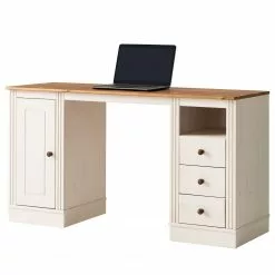 Maison Belfort Schreibtisch Lillehammer - Kiefer massiv - Kiefer Weiß / Kiefer Honig 30 Maison Belfort Schreibtisch Lillehammer - Kiefer massiv - Kiefer Weiß / Kiefer Honig -Büromöbel Verkäufe 1000188926 200218 06185000013 DETAILS P000000001000188926