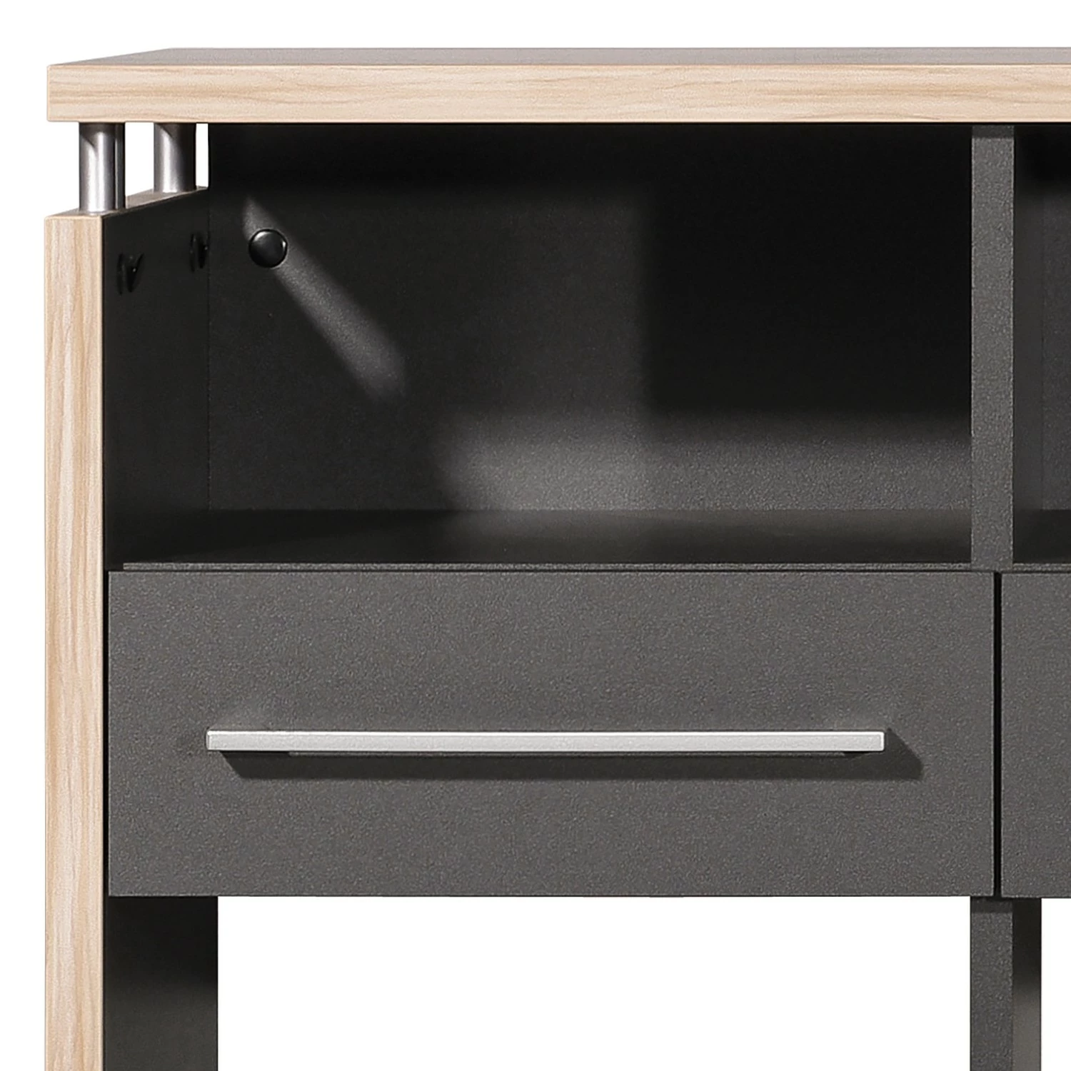 Germania Aktenregal Eugene - Anthrazit / Nussbaum Dekor 8 Germania Aktenregal Eugene - Anthrazit / Nussbaum Dekor – Bild 6