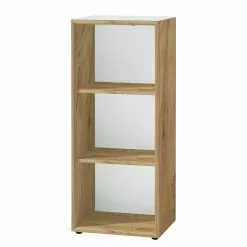 Germania Büroset Monteria IV (2-teilig) - Glas - Weiß / Eiche Navarra Dekor -Büromöbel Verkäufe 1000189537 191022 12045200092 DETAILS P000000001000189537