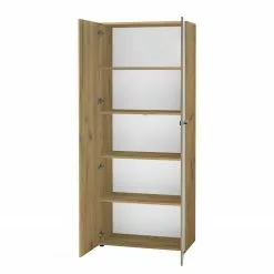 Germania Büroset Monteria III (2-teilig) - Glas - Weiß / Eiche Navarra Dekor -Büromöbel Verkäufe 1000189538 191022 12045300102 DETAILS P000000001000189538