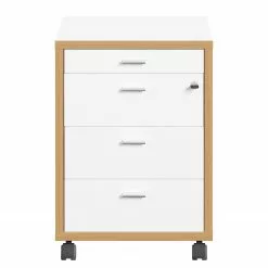 Germania Büroset Svene (2-teilig) - Weiß / Eiche Sonoma Dekor -Büromöbel Verkäufe 1000189541 191022 12045800140 DETAILS P000000001000189541