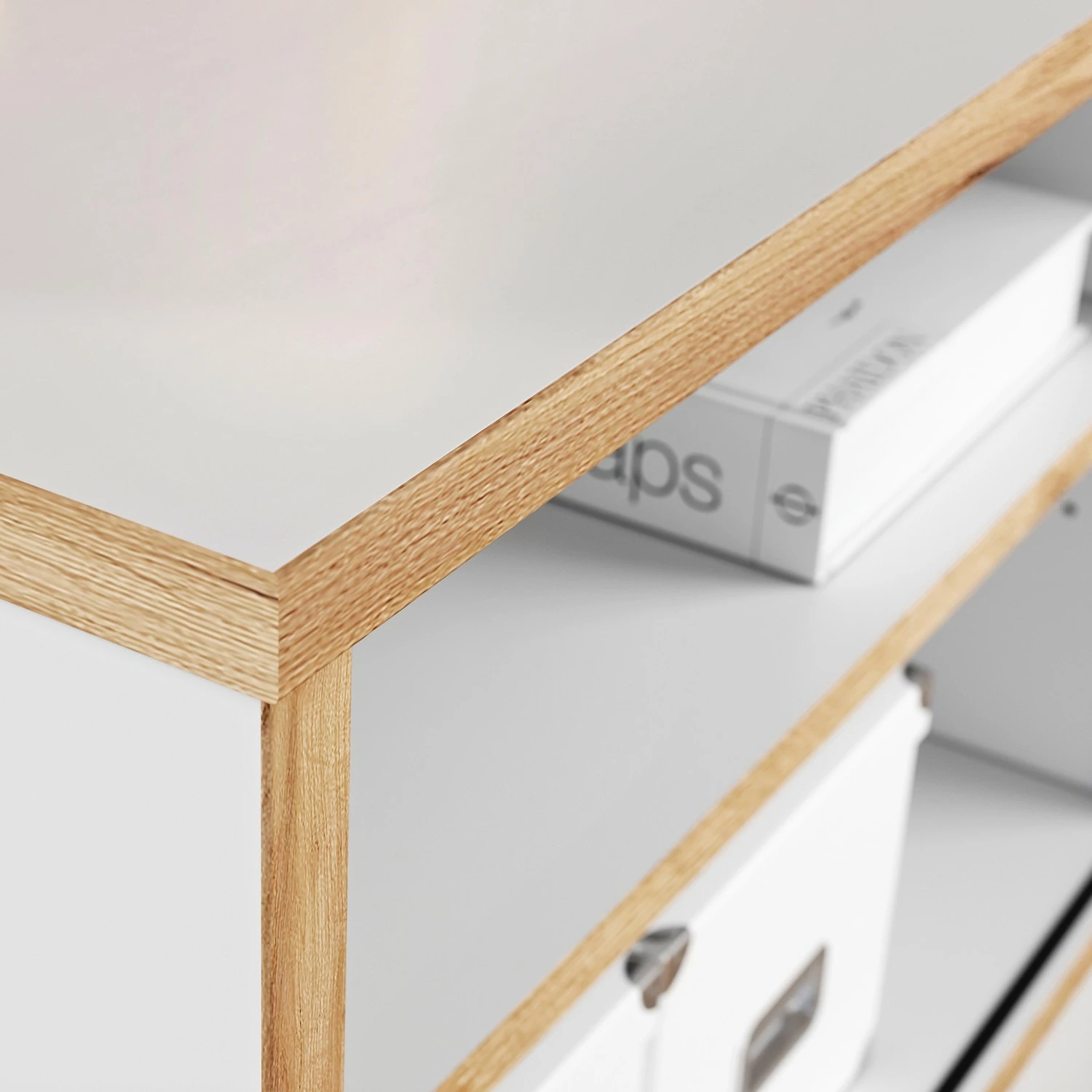 Germania Aktenschrank Svene - Weiß / Eiche Sonoma Dekor 6 Germania Aktenschrank Svene - Weiß / Eiche Sonoma Dekor – Bild 4