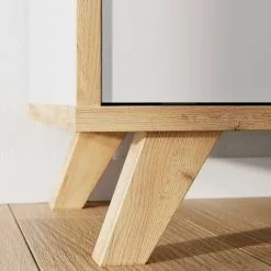 Germania Büroset Svene (4-teilig) - Weiß / Eiche Sonoma Dekor -Büromöbel Verkäufe 1000189548 191022 12050600198 DETAILS P000000001000189548