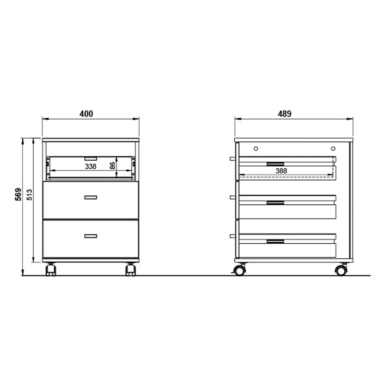 Germania Büroset Lioni III (2-teilig) - Eiche Navarra Dekor / Weiß 10 Germania Büroset Lioni III (2-teilig) - Eiche Navarra Dekor / Weiß – Bild 8