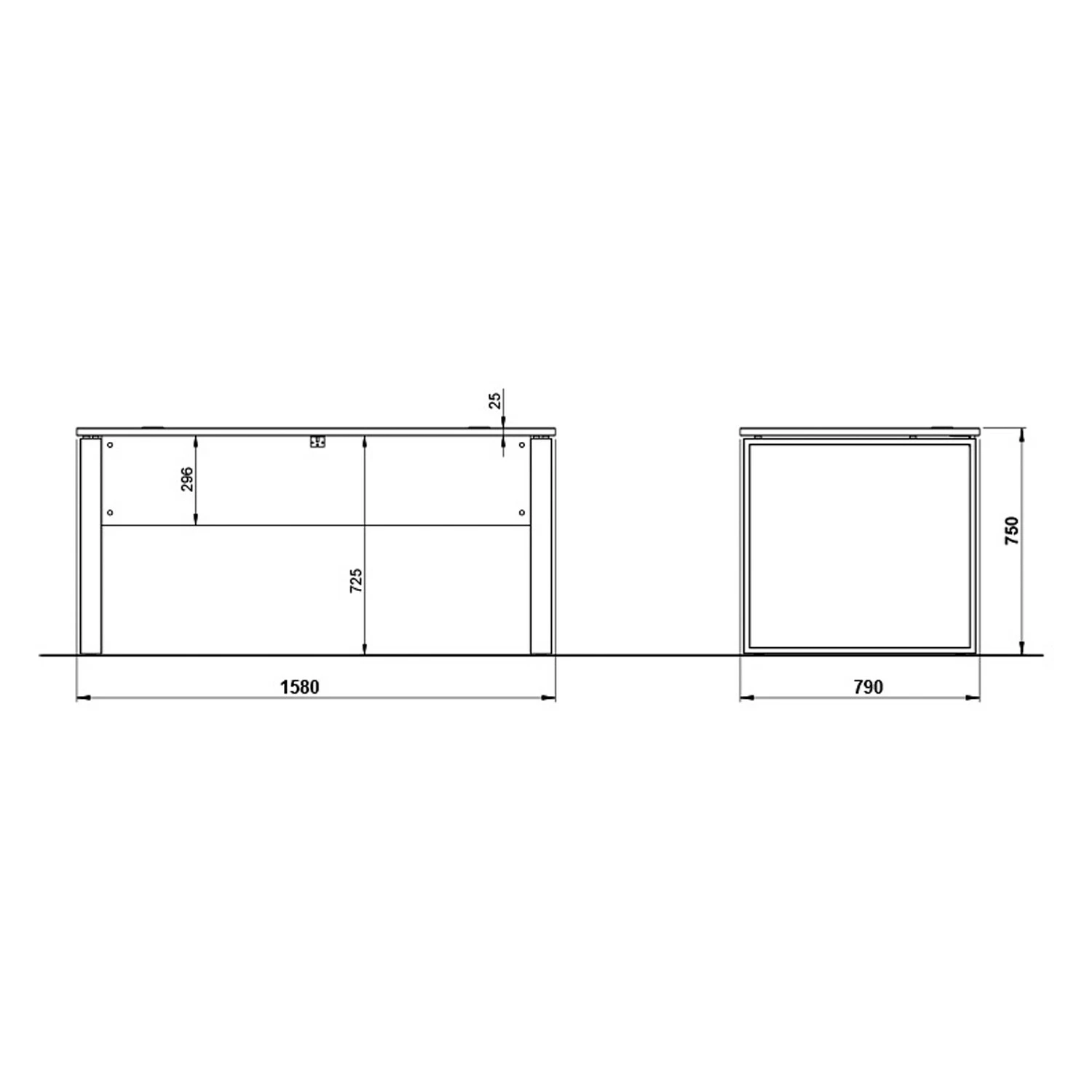 Germania Büroset Lioni III (2-teilig) - Eiche Navarra Dekor / Weiß 11 Germania Büroset Lioni III (2-teilig) - Eiche Navarra Dekor / Weiß – Bild 9