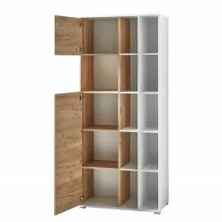 Germania Büroset Lioni IV (2-teilig) - Eiche Navarra Dekor / Weiß -Büromöbel Verkäufe 1000191069 191016 08103300040 DETAILS P000000001000191069