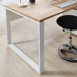 Germania Büroset Lioni II (4-teilig) - Eiche Navarra Dekor / Weiß -Büromöbel Verkäufe 1000191071 191016 08103300052 DETAILS P000000001000191071