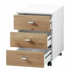 Germania Büroset Lioni II (4-teilig) - Eiche Navarra Dekor / Weiß -Büromöbel Verkäufe 1000191071 191016 08103500069 DETAILS P000000001000191071