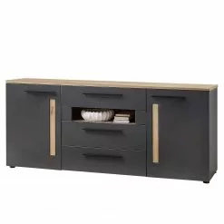 Red Living Sideboard Parolin - Dunkelgrau