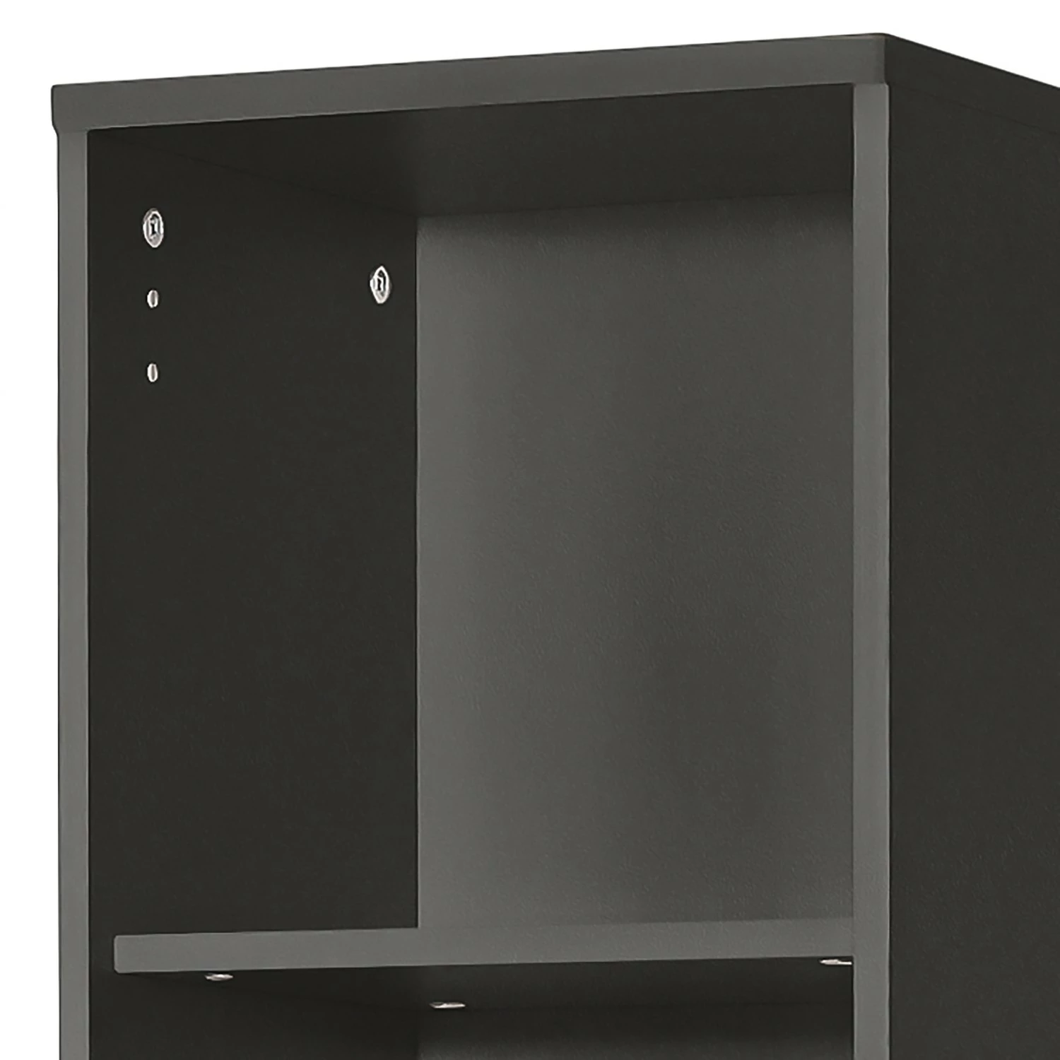 Furnitive Aktenregal Buzy - Hochglanz Weiß / Anthrazit 6 Furnitive Aktenregal Buzy - Hochglanz Weiß / Anthrazit – Bild 4