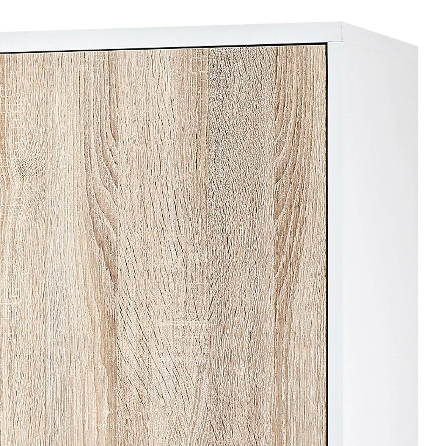 Furnitive Aktenschrank Lezan - Silber - Eiche Sonoma Dekor / Weiß 5 Furnitive Aktenschrank Lezan - Silber - Eiche Sonoma Dekor / Weiß – Bild 3